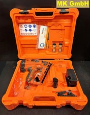 Paslode IM65 A F16 Lithium Impulse Gas Stiftnagler Set, 32-65mm in 20°, 2x Akku