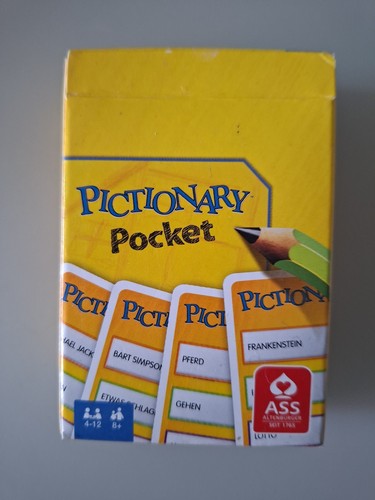 Pictionary pocket kartenspiel - pocket,