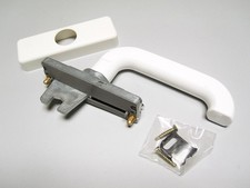 Schüco HANDHEBEL Getriebegriff RAL 9016 , m. Spreizdübel, Drehsperre, Nr. 214556