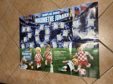 Playmobil Fußball EM 2024 - Kroatien- Aufkleber / Sticker  Sammel Poster - NEU
