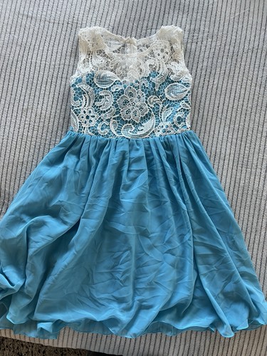 Sommer festkleid türkis - sommer,