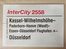 Zuglaufschild IC 2558