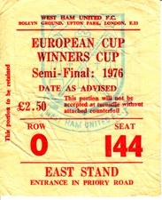 Ticket 13.4.76 Halbfinale EC
