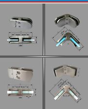 Edelstahl Glashalter Verbinder