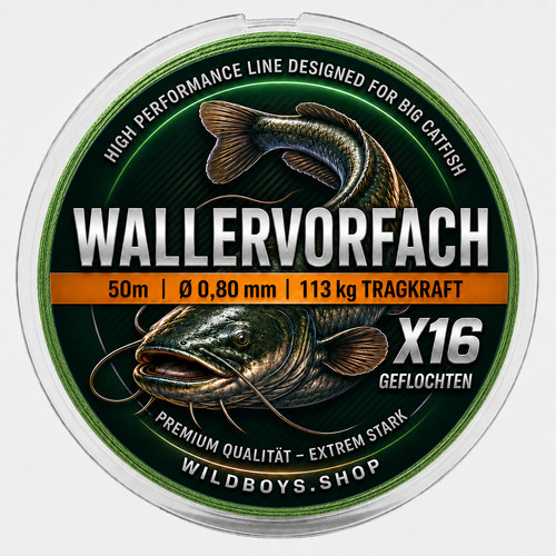 Geflochtenes waller vorfach - geflochtenes,