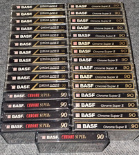 Basf Chrome Super II 90 *UNBESCHRIFTET* Leerkassette Tapes TOP ZUSTAND
