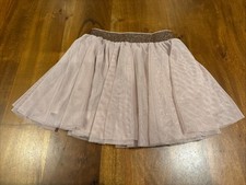 Tüllrock Rock Gr.98-104 von TCM für Mädchen Altrosa Glitzer