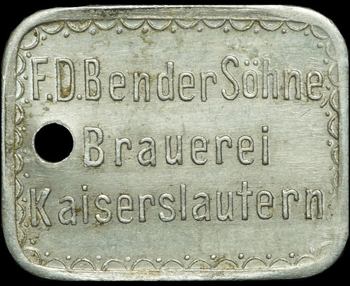 Biermarke pfandmarke 1 - biermarke:,