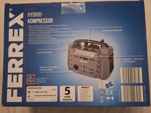 Ferrex akku hybrid kompressor - akku,