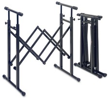 einstellbarer Mixer- und Keyboardständer mit Faltmechanismus