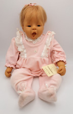 Schildkröt Künstlerpuppe Baby Schlafmütze Evelyn Leman Zertifikat