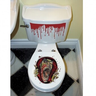 Halloween toilettensitz zombie - toilettensitz,
