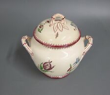 Große antike Dose Zuckerdose um 1900 Saargemünd Sarreguemines Utzschneider & Co.