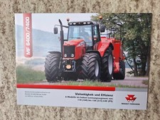 Massey Ferguson 6400/7400   Prospekt Traktor Schlepper