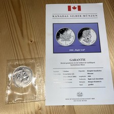 Kanada 5 Dollars 2004 Maple Leaf Lunar Affe Privy 1 Oz Silber