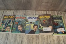 5x Harry Potter Taschenbuch Stein der Weisen, Kammer des Schreckens, der Gefang