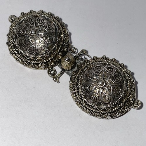835 silber brosche - silber, brosche,filigraner