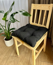 Sitzkissen 40 x 40 cm Stuhlkissen Modern Baumwolle Polyester –19 Farben Bequemes