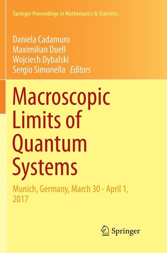 Macroscopic limits quantum - macroscopic,