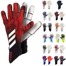 Profi Fußball Torwarthandschuhe Herren Torwarthandschuhe Schützt Finger Größe4-9