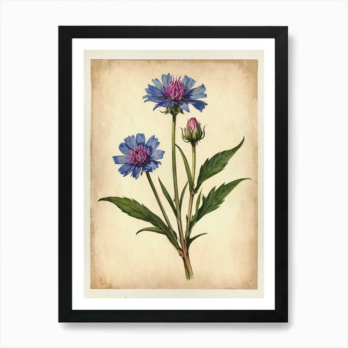 Vintage von herbarium - von,