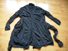 Strickjacke - Oska  - Feinstrick - Gr. 2 - Dunkelgrau