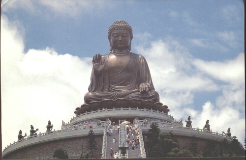 Hongkong big buddha tian - hongkong, tan