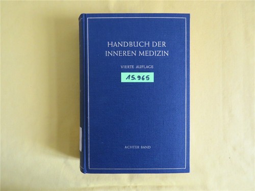 Handbuch der inneren medizin - der,