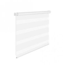 doppelrollo klemmfix ohne bohren Weiss 100/140