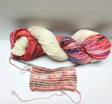 Handgefärbte Sockenwolle 100g
