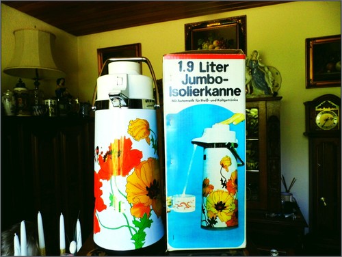 Vintage 70er thermoskanne - 70er, thermoskanne/