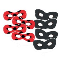 8 Masken MIRACULOUS LADYBUG