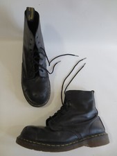 Dr.Martens made in England  1920 7 Eye Boots Stiefel GR. 11 Stahlkappe schwarz/8