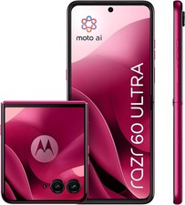 Handy Motorola Razr 60 Ultra 5G 16+512GB Smartphone Faltreifen Pink Cabaret