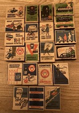 DDR Streichholzschachteln Sammlung Konvolut Ratgeber Verkehr Vintage