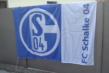 SCHALKE 04 "HISSFLAGGE" "FAHNE/FLAGGE" GRÖSSE 250 x 150 OFFIEZIELLES PRODUKT NEU