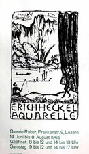 Erich heckel galerie räber - erich,