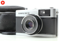 Olympus Trip 35 analoge Sucherkamera getestet rote Flagge OK JAPAN [fast...