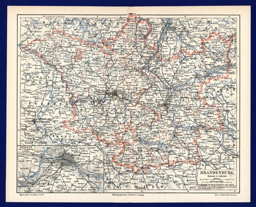 Brandenburg landkarte 1893 - brandenburg,