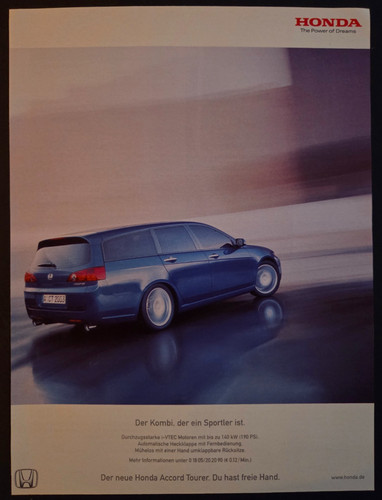 Honda accord tourer - honda, kombi