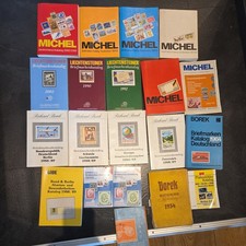Briefmarken Kataloge Michel, Borek, Göde, Liechtenstein  Konvolut
