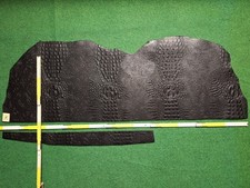 2x Rindsleder schwarz 110 x