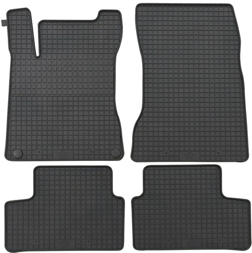 Gummimatte teilig schwarz - gummimatte,