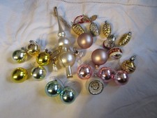 Konvolut Christbaumkugeln + Christbaumspitze