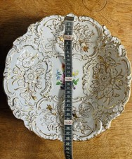 Prunkteller Meissen Handgemalt Mit Gold Verzierungen 29 cm Durchmesser