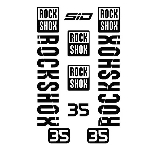 Rock shox federgabel sticker - rock,