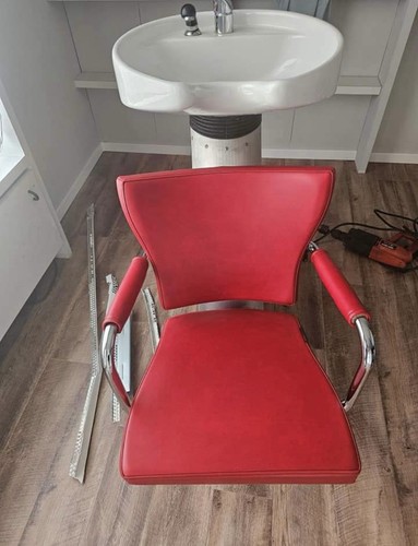Friseur waschplatz mit stuhl - friseur,