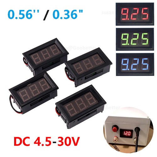 Led voltmeter mini - led,