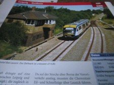 Archiv Eisenbahnstrecken N 525 6366 Leipzig Geithain  4S
