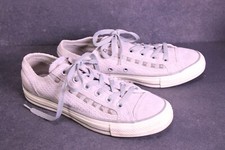 Converse All Star Classic Sneaker Chucks Gr. 39 grau Leder Nieten Suede BC1431